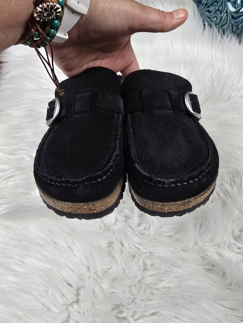Birkenstock Buckley Black Slip On Clog Shoe 37 - Picture 13 of 15